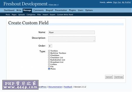 WP Cms plugin: Post Image